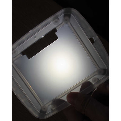 Single shot injection molding/Light guide/material PC and diffusion additive / Gloss clear finish/high polished