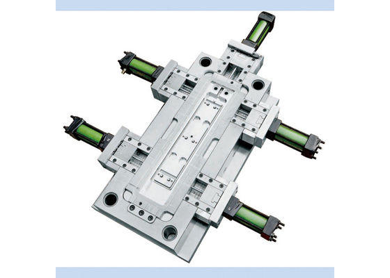 Lead Acid Battery Box Injection Molding Services High Polish Finish Cylinder Slider