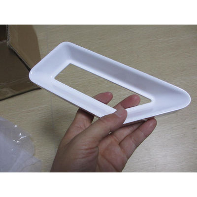 Single shot injection molding/ electornic enclosure/material ABS/ White color/ gloss surface/Gloss paint